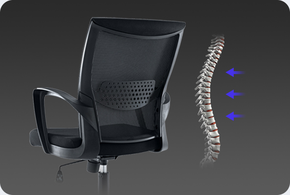 k101 standard office task chair back support