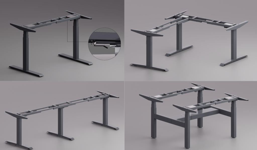 fastmodule series desk frame all forms