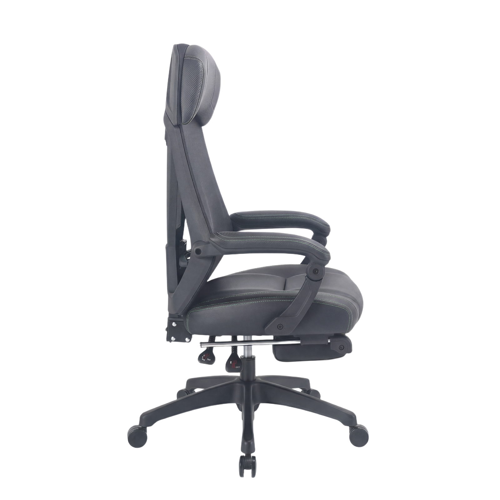 High-Back Gaming Chair - Black - Image 3